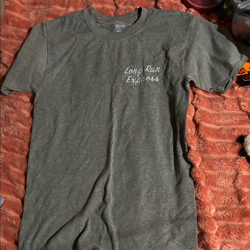 Long Run Express Heather Gray Men's Tee